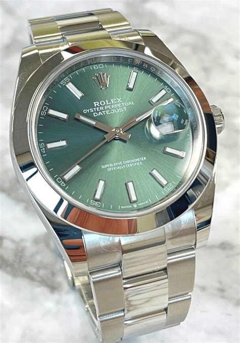 rolex dark green dial|rolex datejust 41 for sale.